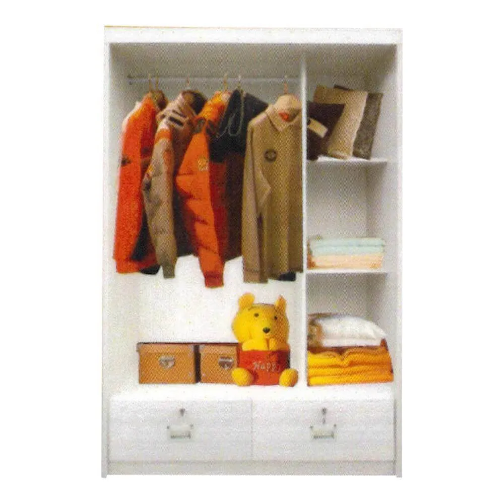 Addy White Wash Sliding Wardrobe