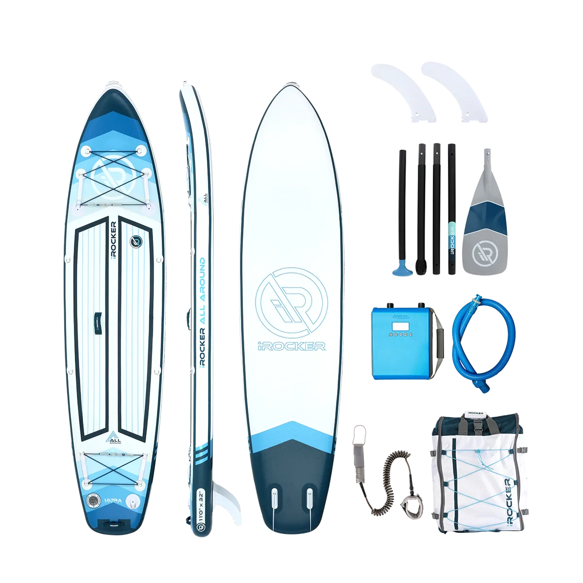 ALL AROUND 11' ULTRA™ Inflatable Paddle Board *Patent pending