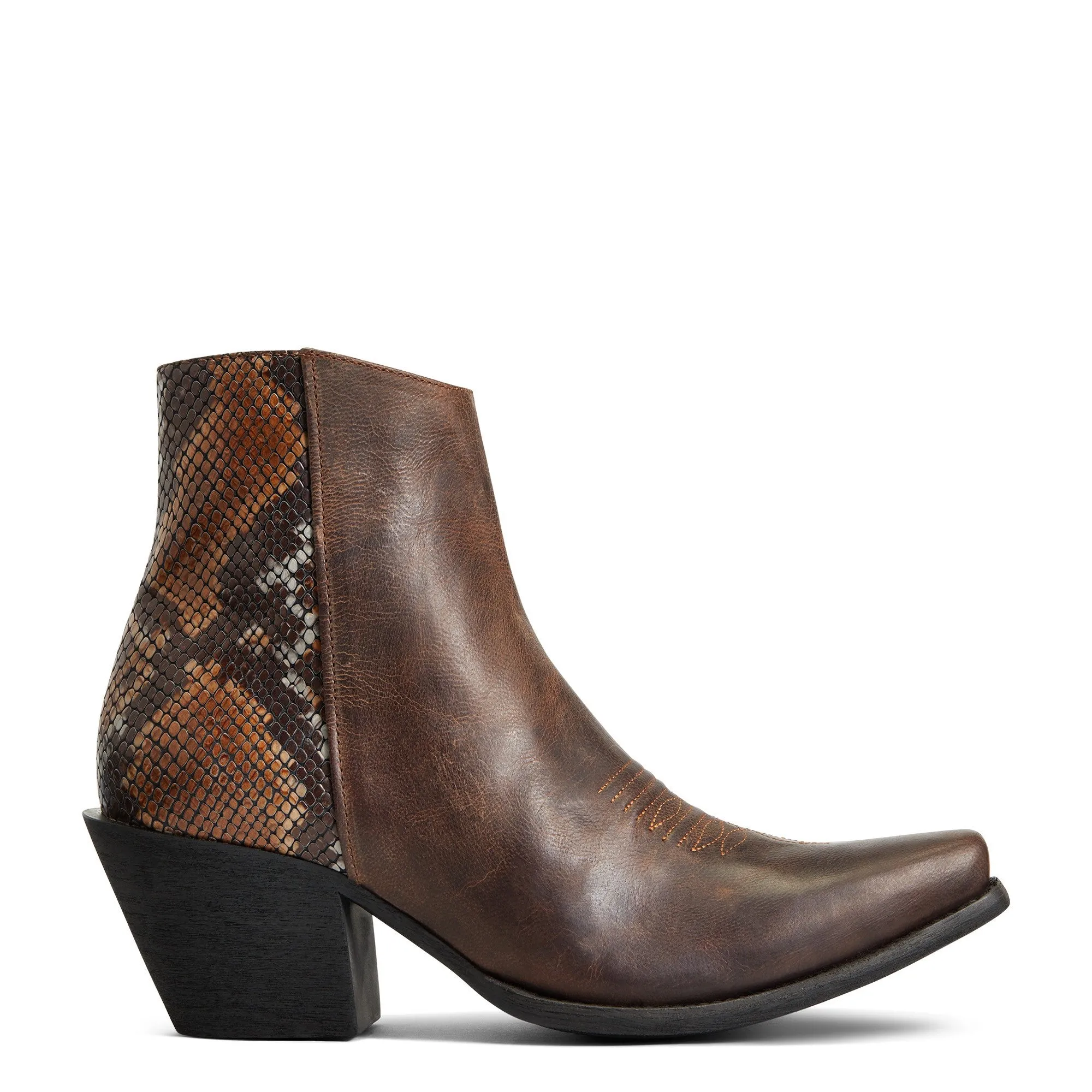 Ariat Ladies Carmelita Rhino Tan Snip Toe Boots 10040329