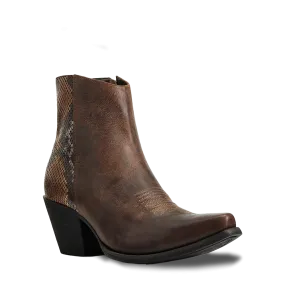 Ariat Ladies Carmelita Rhino Tan Snip Toe Boots 10040329