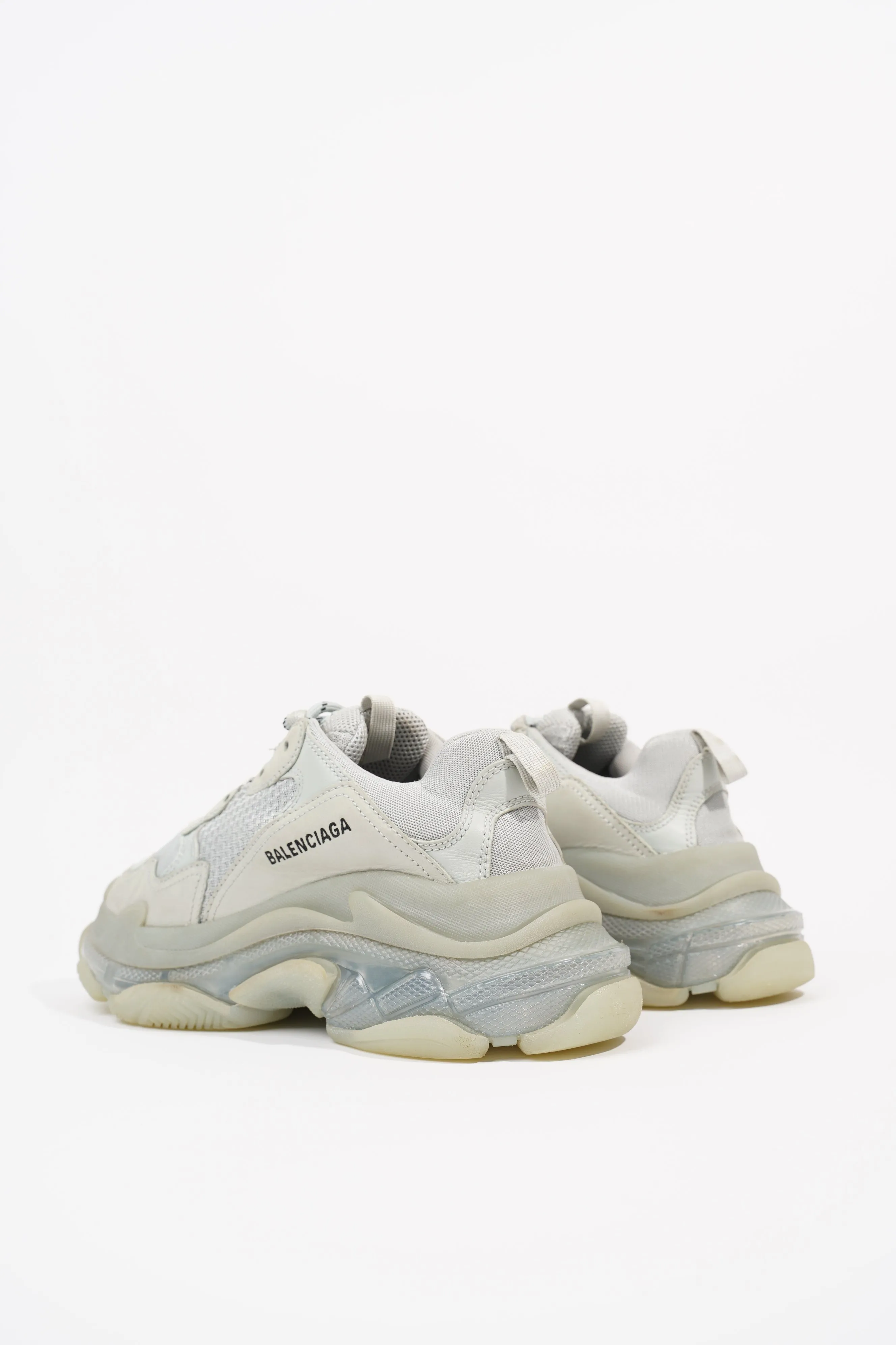 Balenciaga Mens Triple S Grey / Clear Sole EU 40 / UK 6