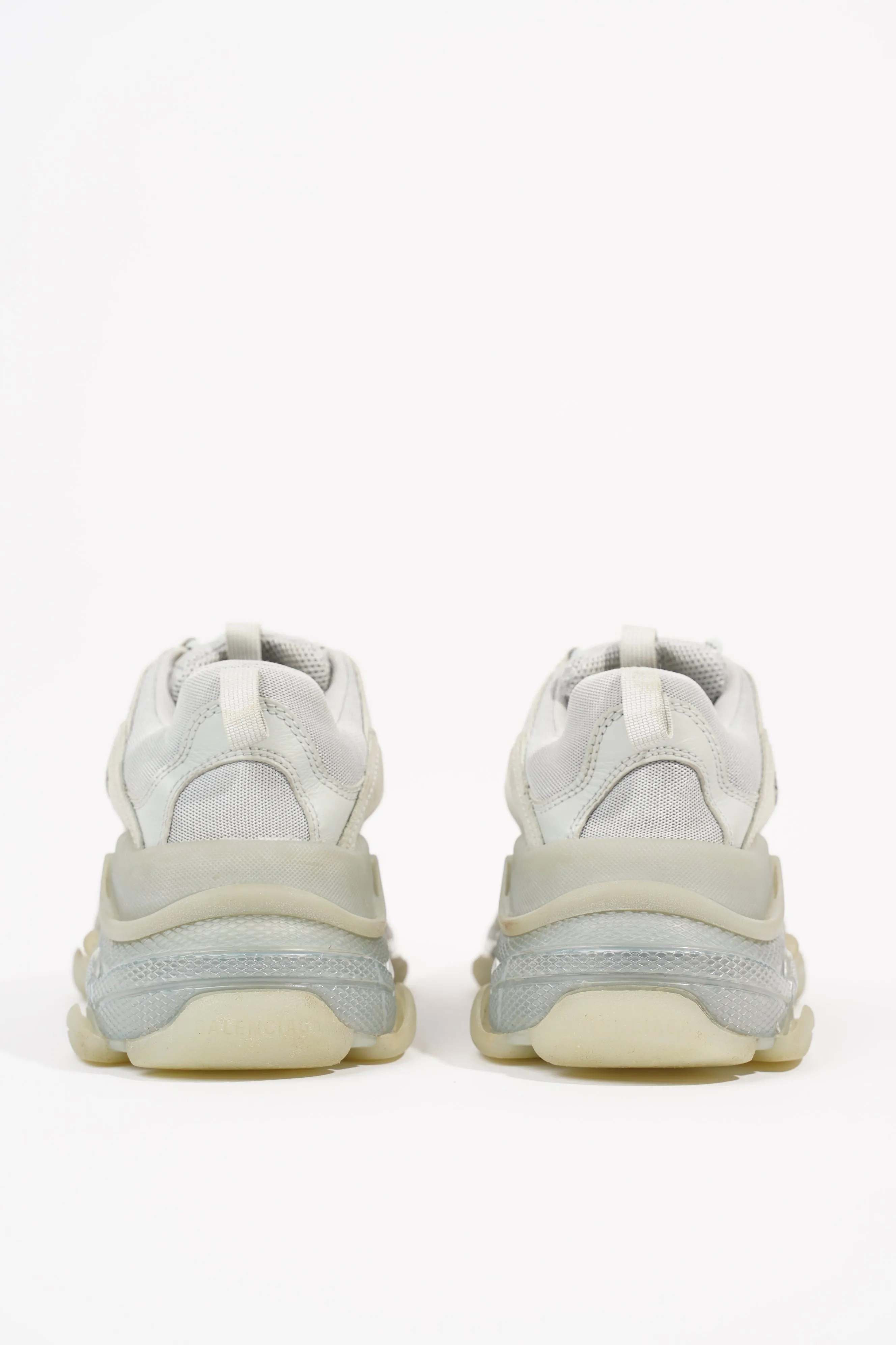 Balenciaga Mens Triple S Grey / Clear Sole EU 40 / UK 6