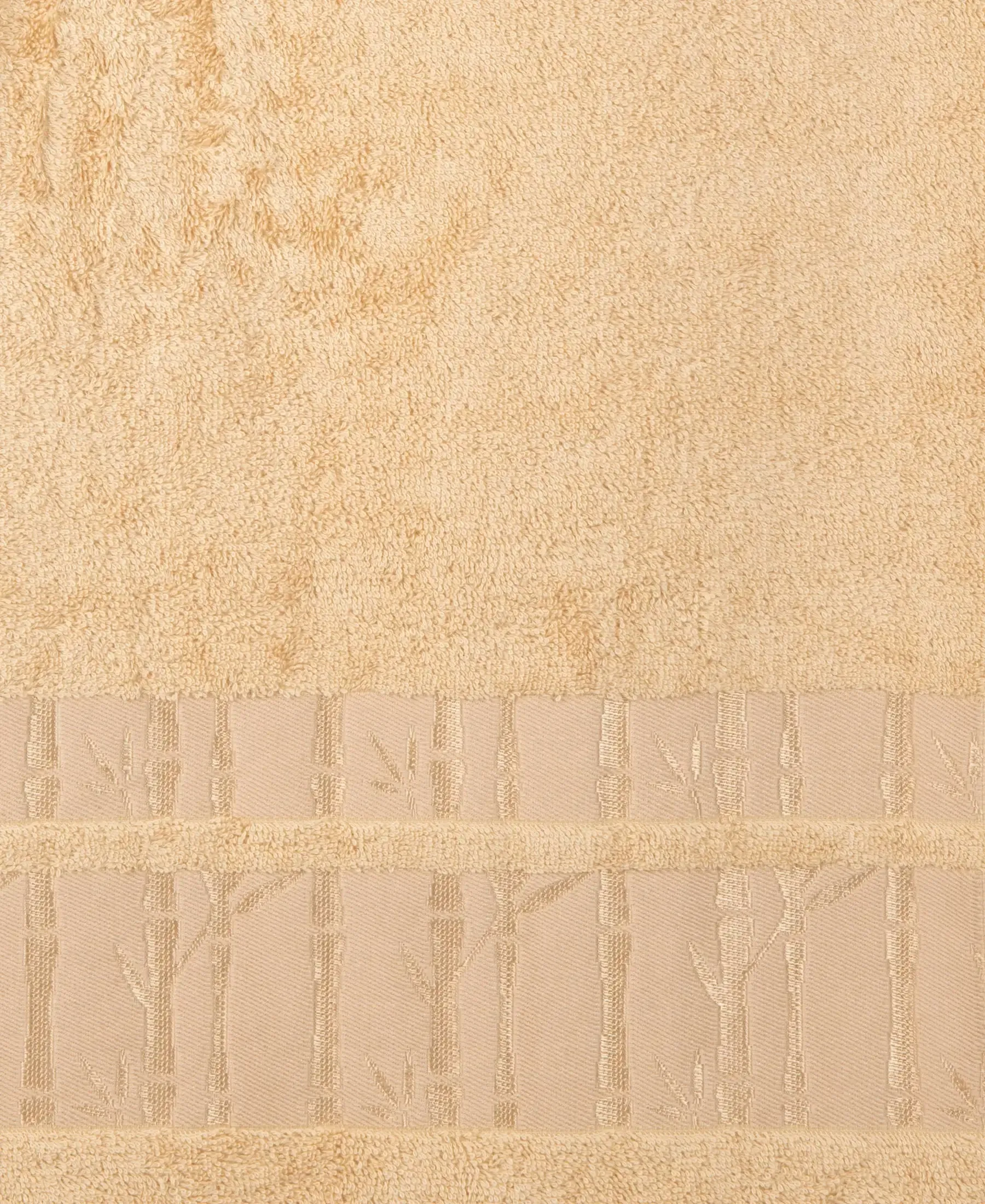 Bamboo Cotton Blend Terry Ultrasoft and Durable Bath Towel with Natural StayFresh Properties - Beige