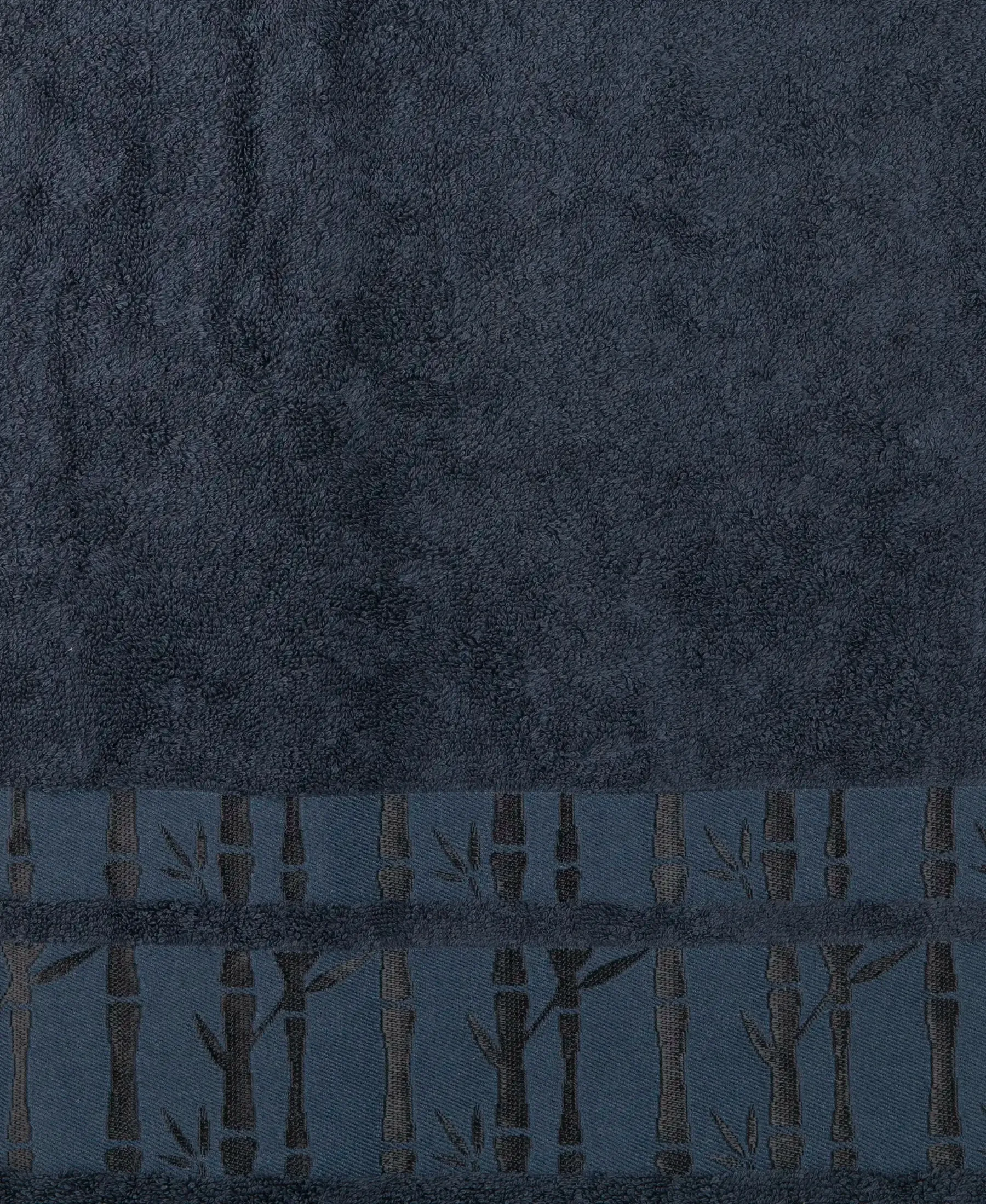 Bamboo Cotton Blend Terry Ultrasoft and Durable Bath Towel with Natural StayFresh Properties - Navy