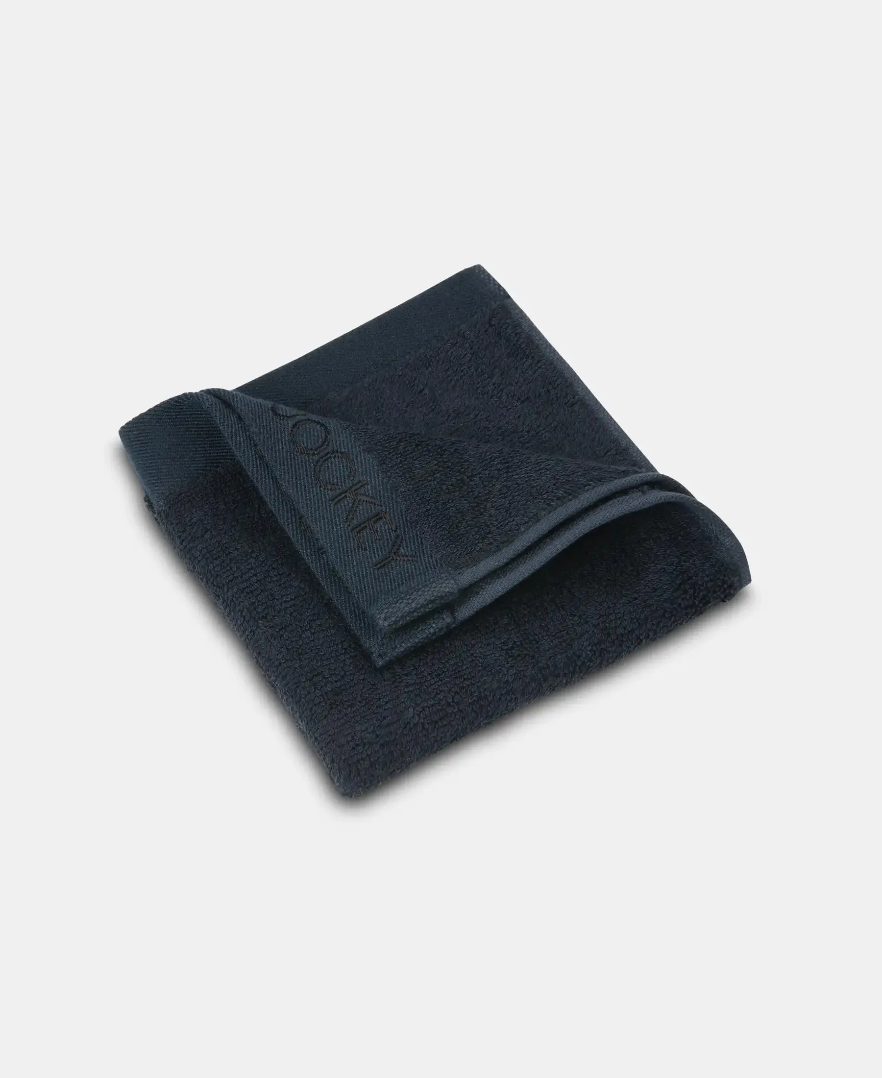 Bamboo Cotton Blend Terry Ultrasoft and Durable Face Towel with Natural StayFresh Properties - Navy (Pack of 3)