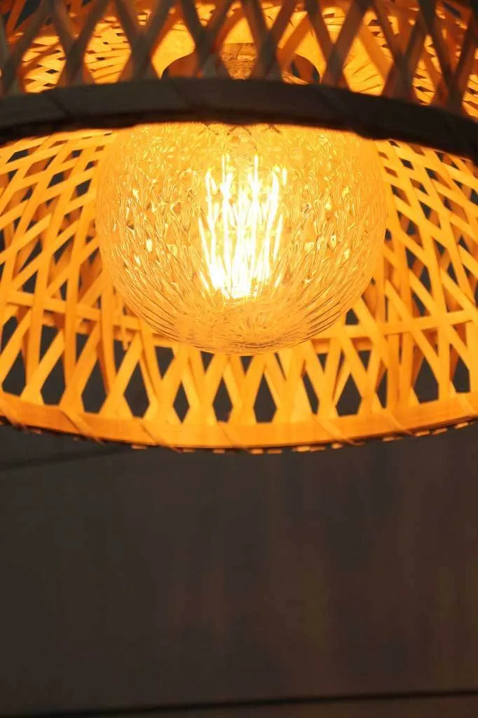 Bamboo Dome Pendant Light