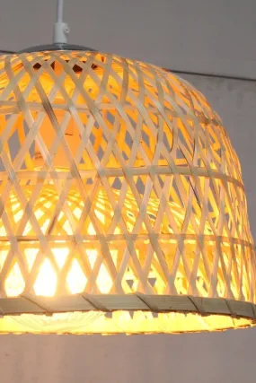 Bamboo Dome Pendant Light