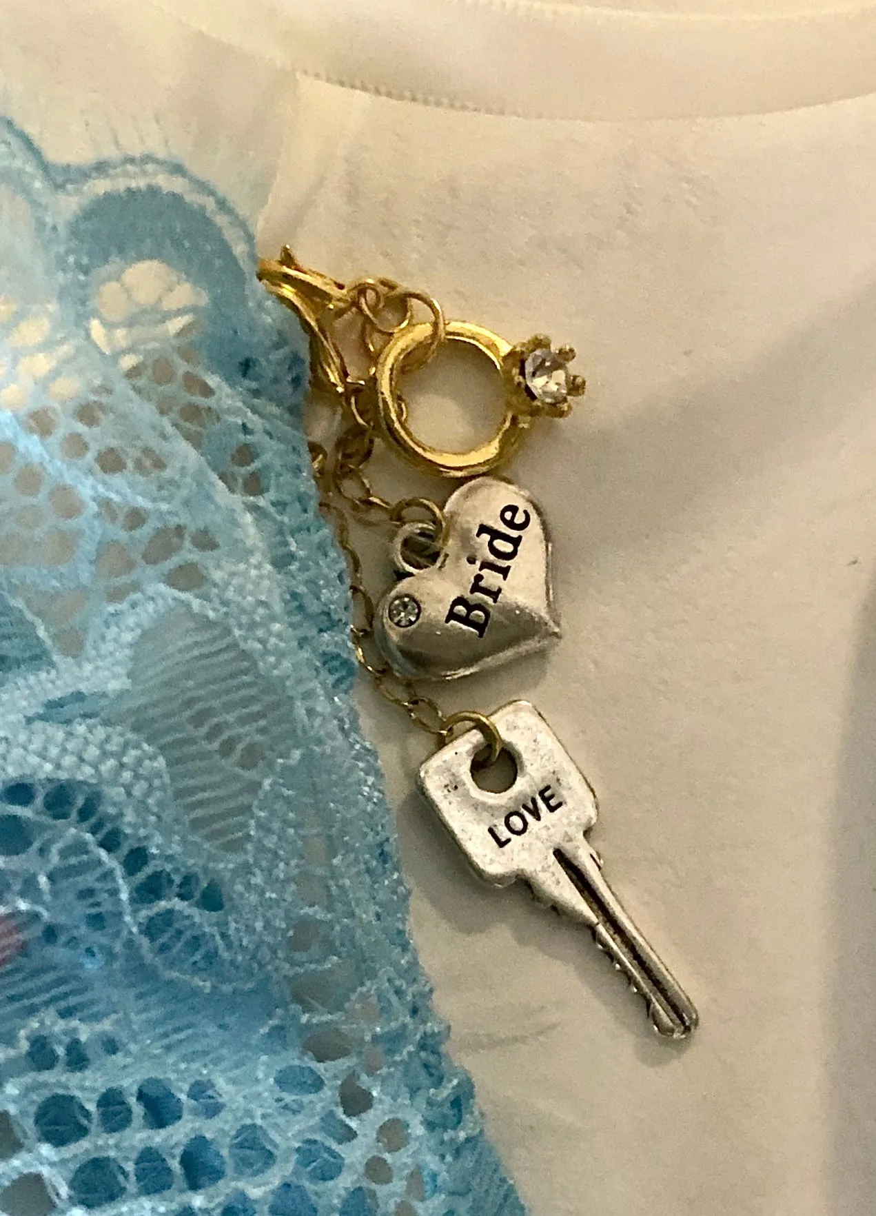 Bridesmaid Heart Charm
