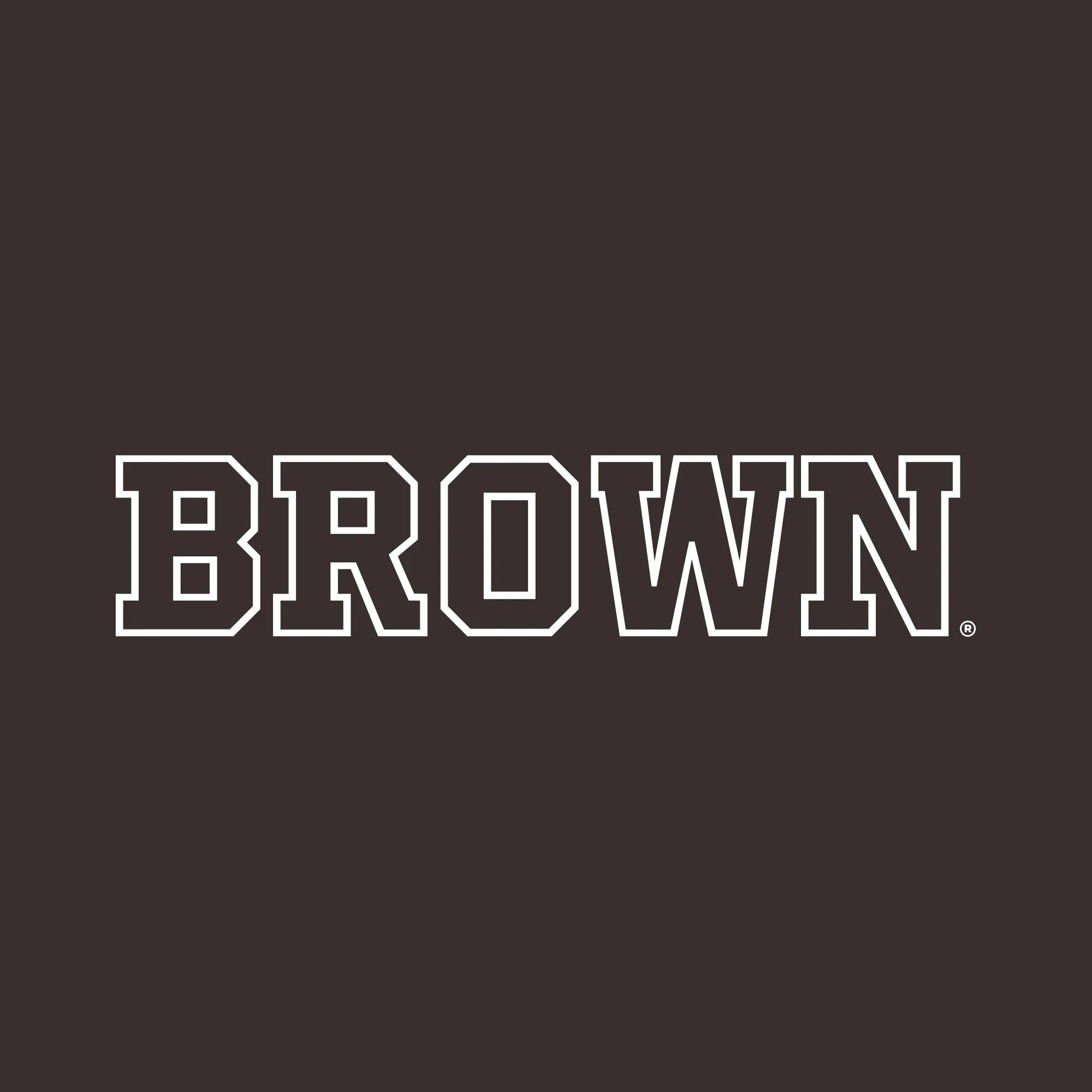 Brown University Bears Basic Block Hoodie - Dark Chocolate