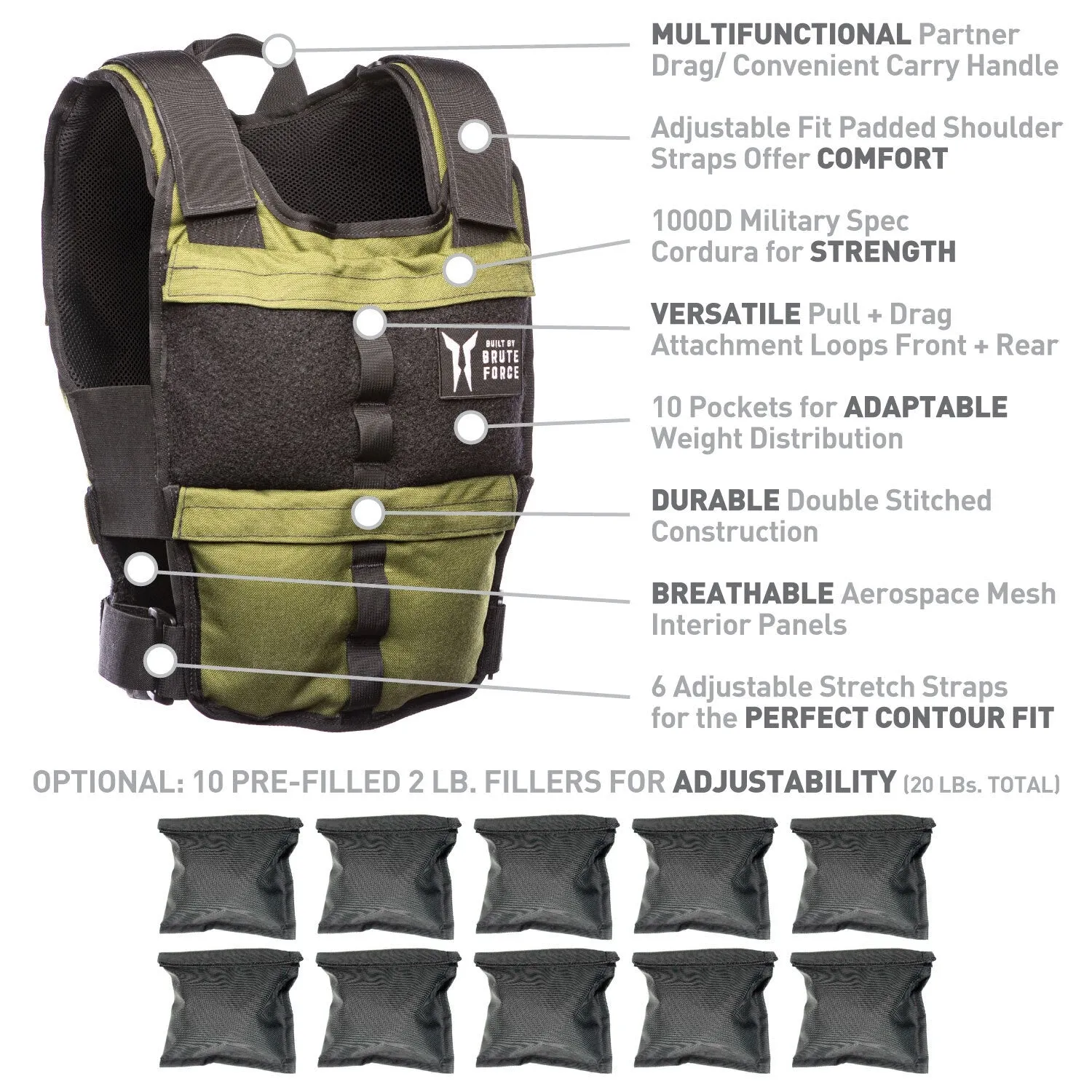 Brute Force APC Weight Vest 3.0