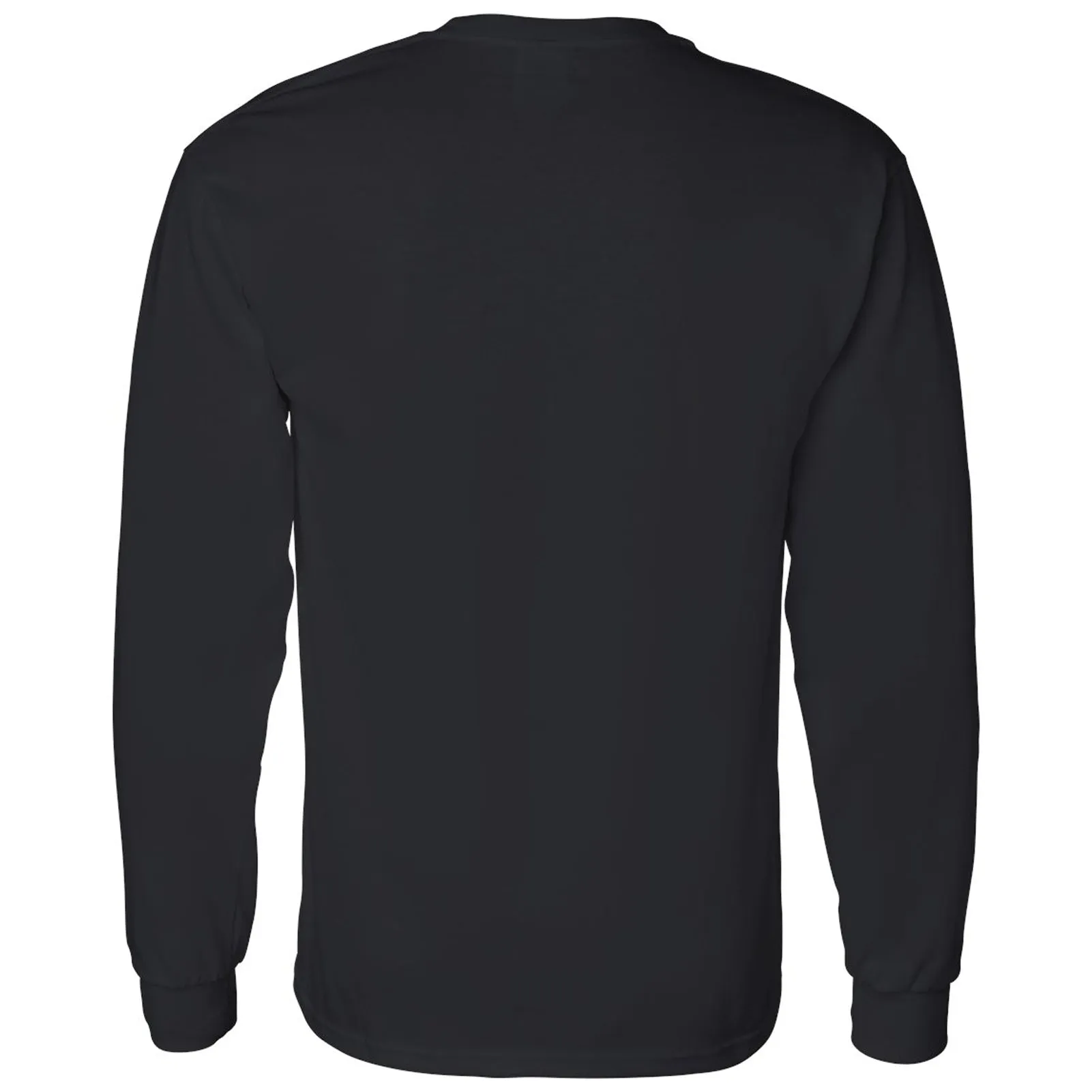 Campbell University Fighting Camels Primary Logo Basic Cotton Long Sleeve T-Shirt - Black