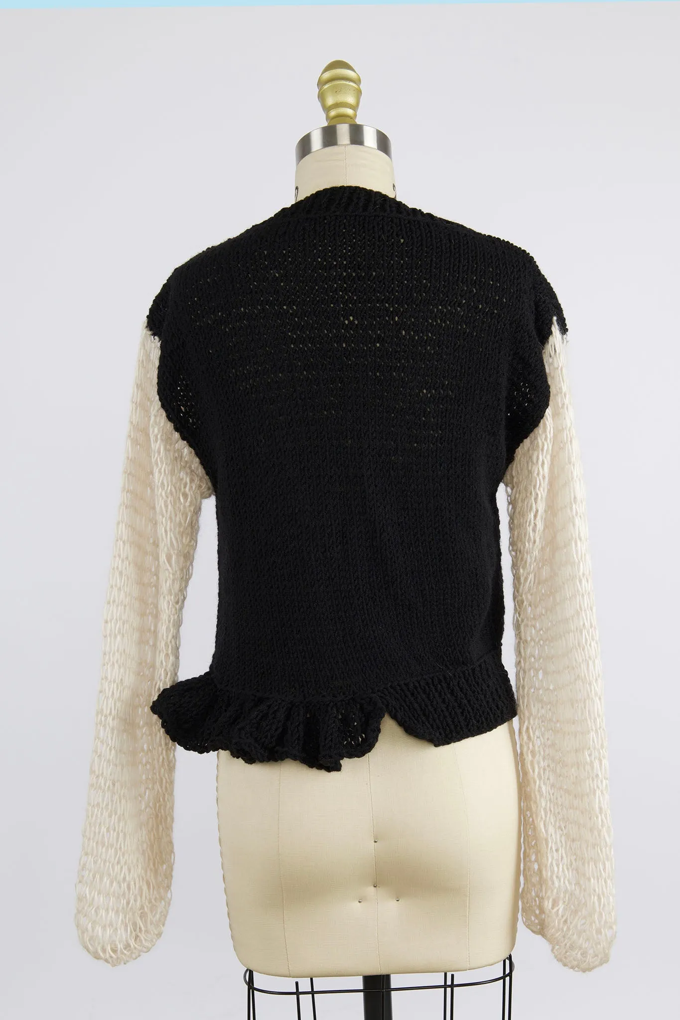 Cat Lady Hand Knit Sweater