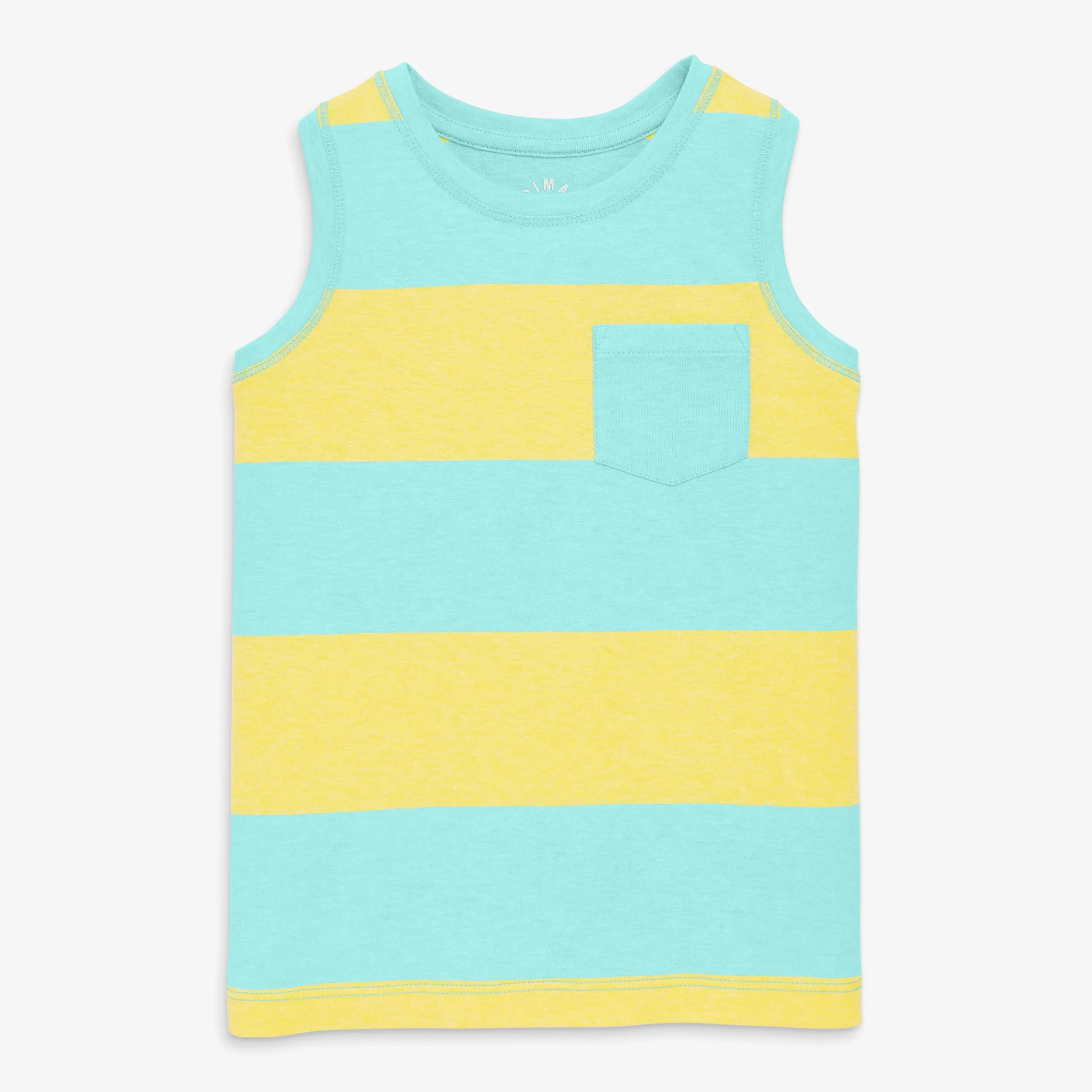 Clearance pocket tank in heathered stripe