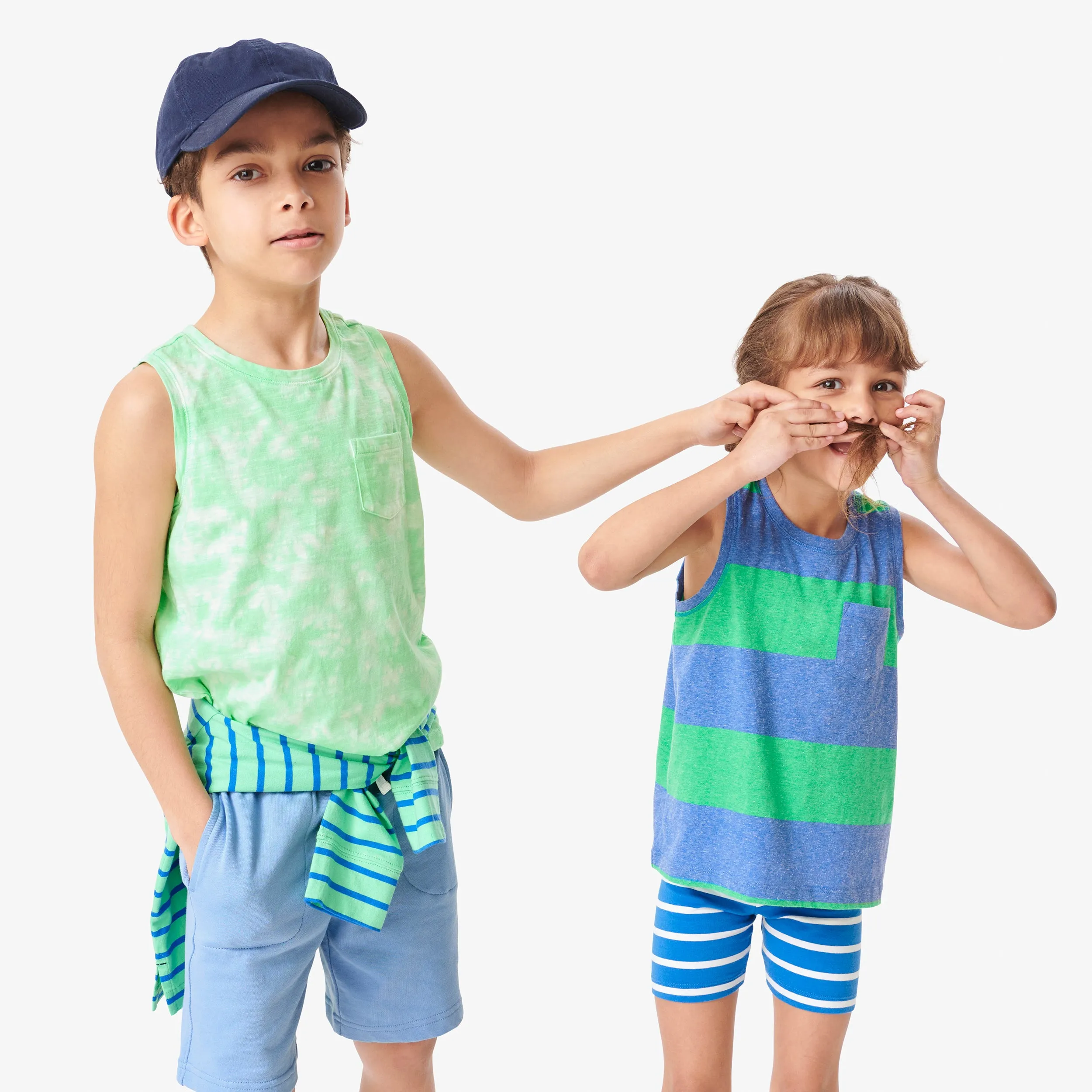 Clearance pocket tank in heathered stripe