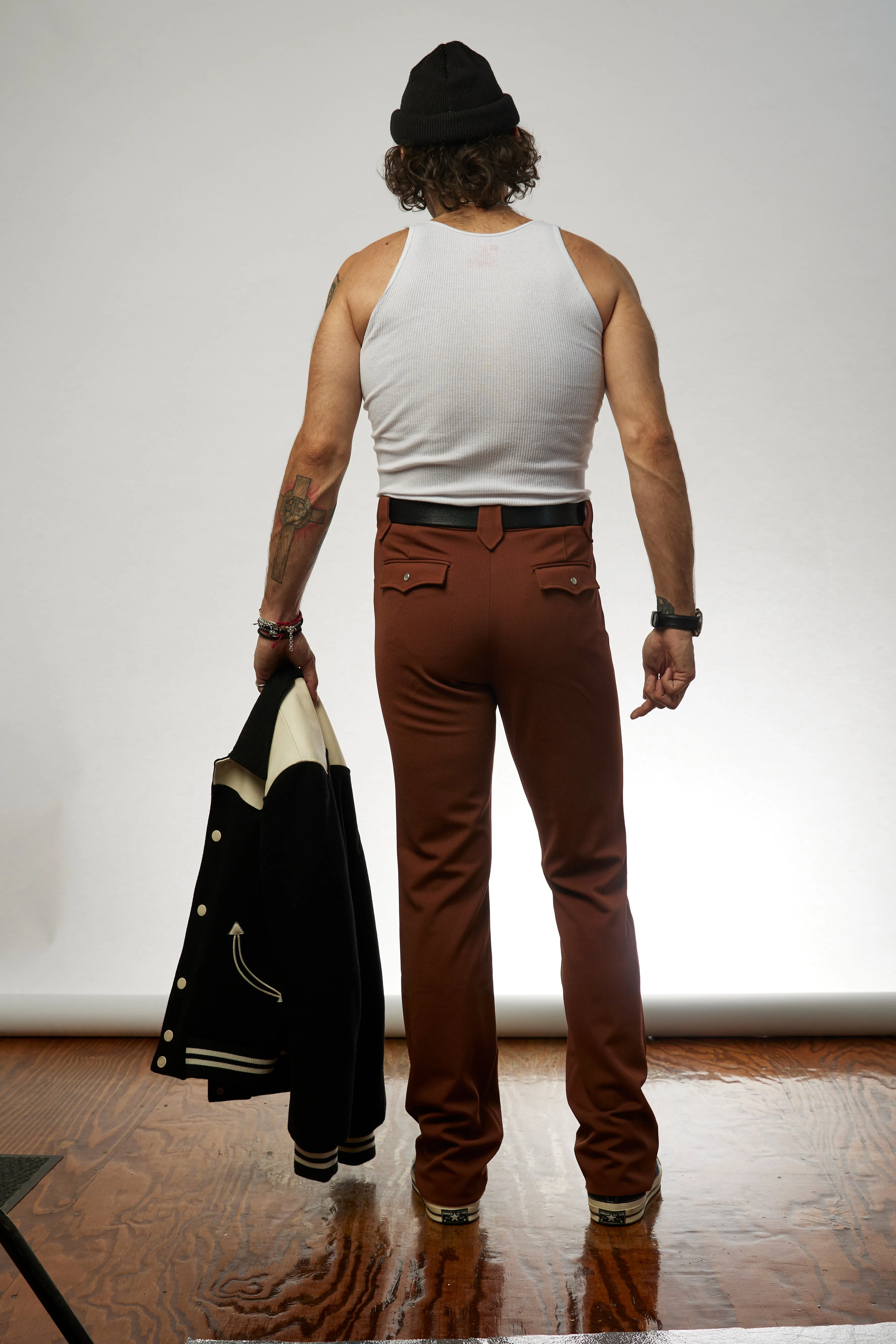 Franklin Unisex Western Pants Brown