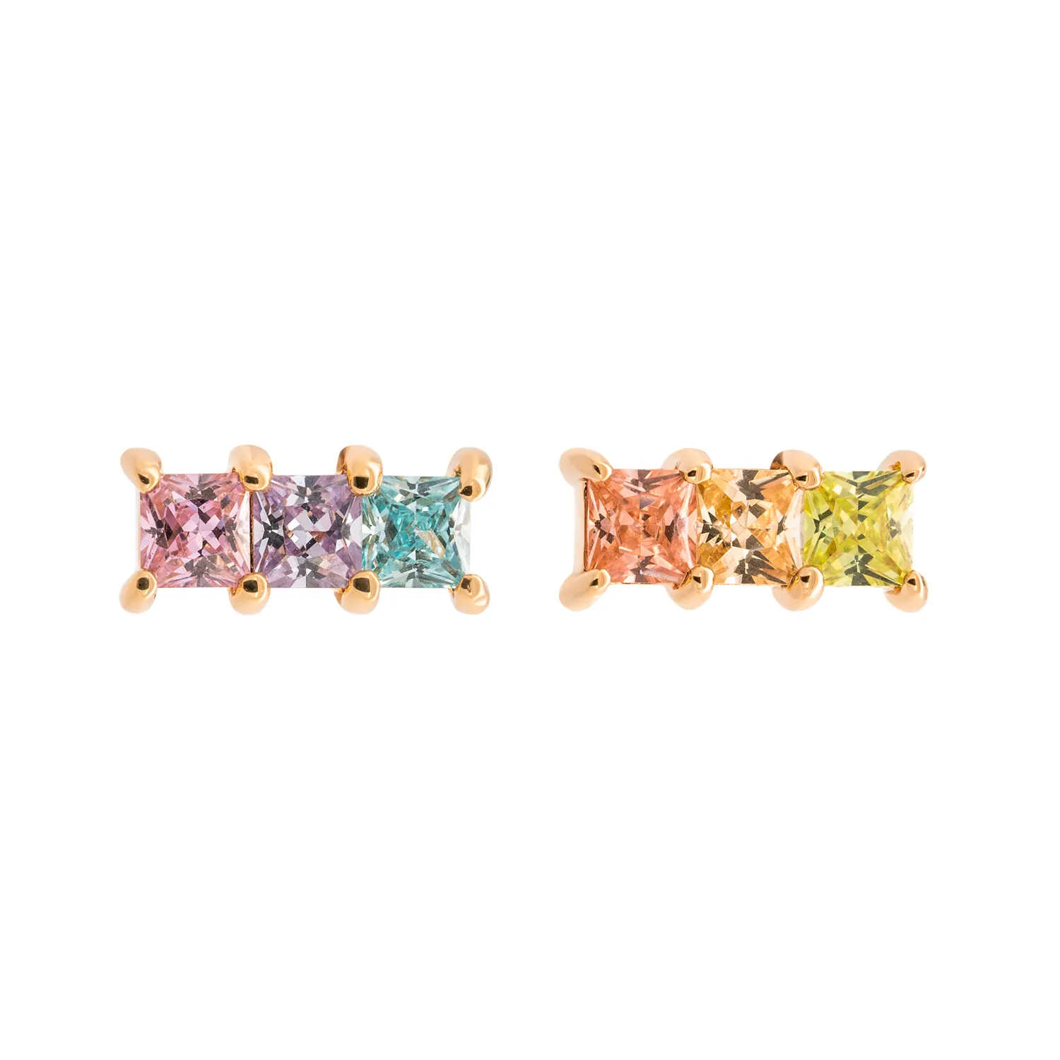 Gold Iridiana Studs