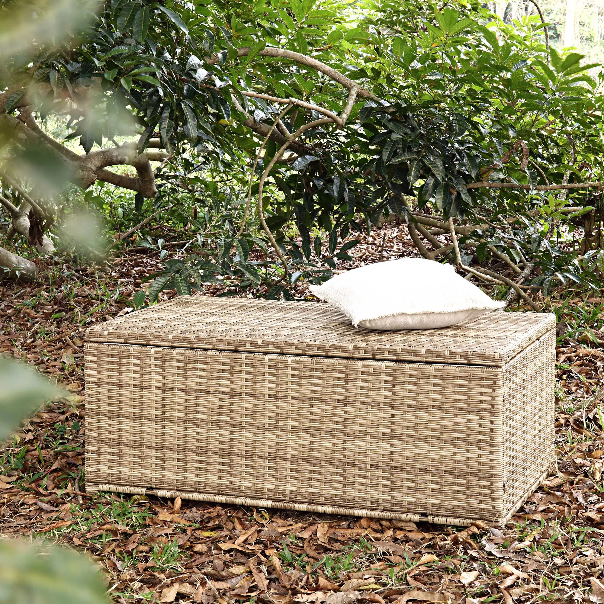Granchester 120cm Rattan Storage Box, Natural