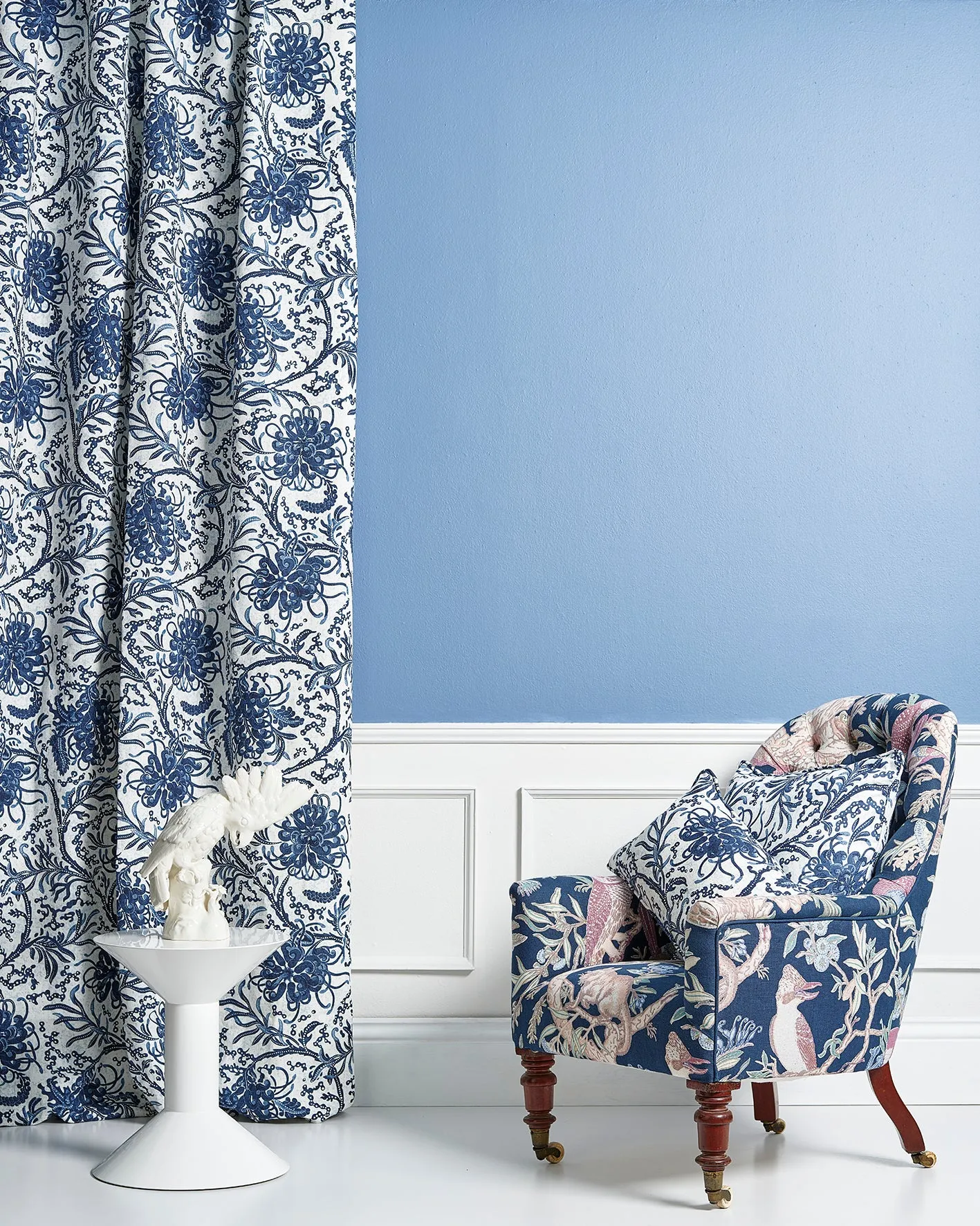 Grevillea Blue 50x50 Cushion Cover