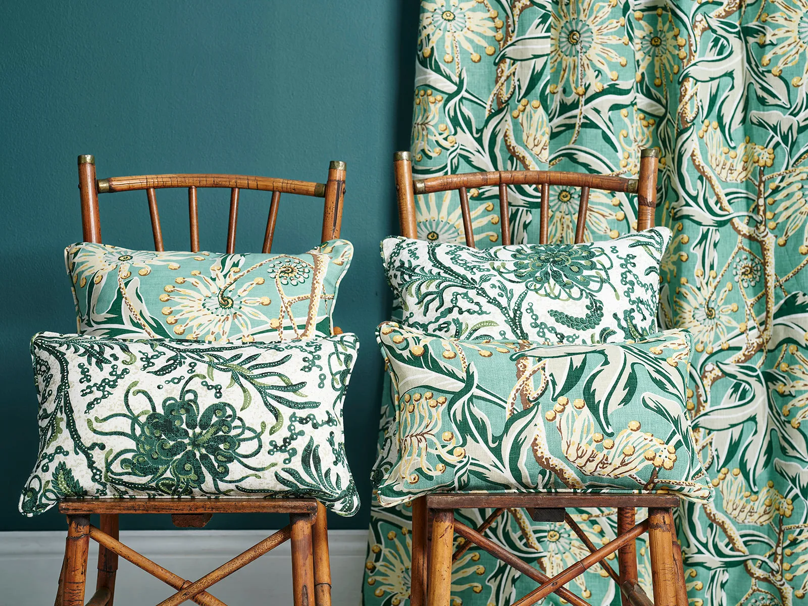Grevillea Green 50x50 Cushion Cover