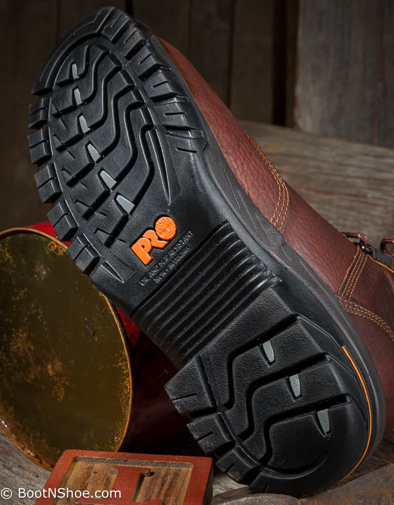 Helix Men's 6" Alloy Toe Brown Work Boot 85594