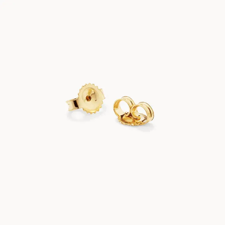 Laboratory-Grown Diamond 0.75ct Round Stud Earrings in 10k Gold