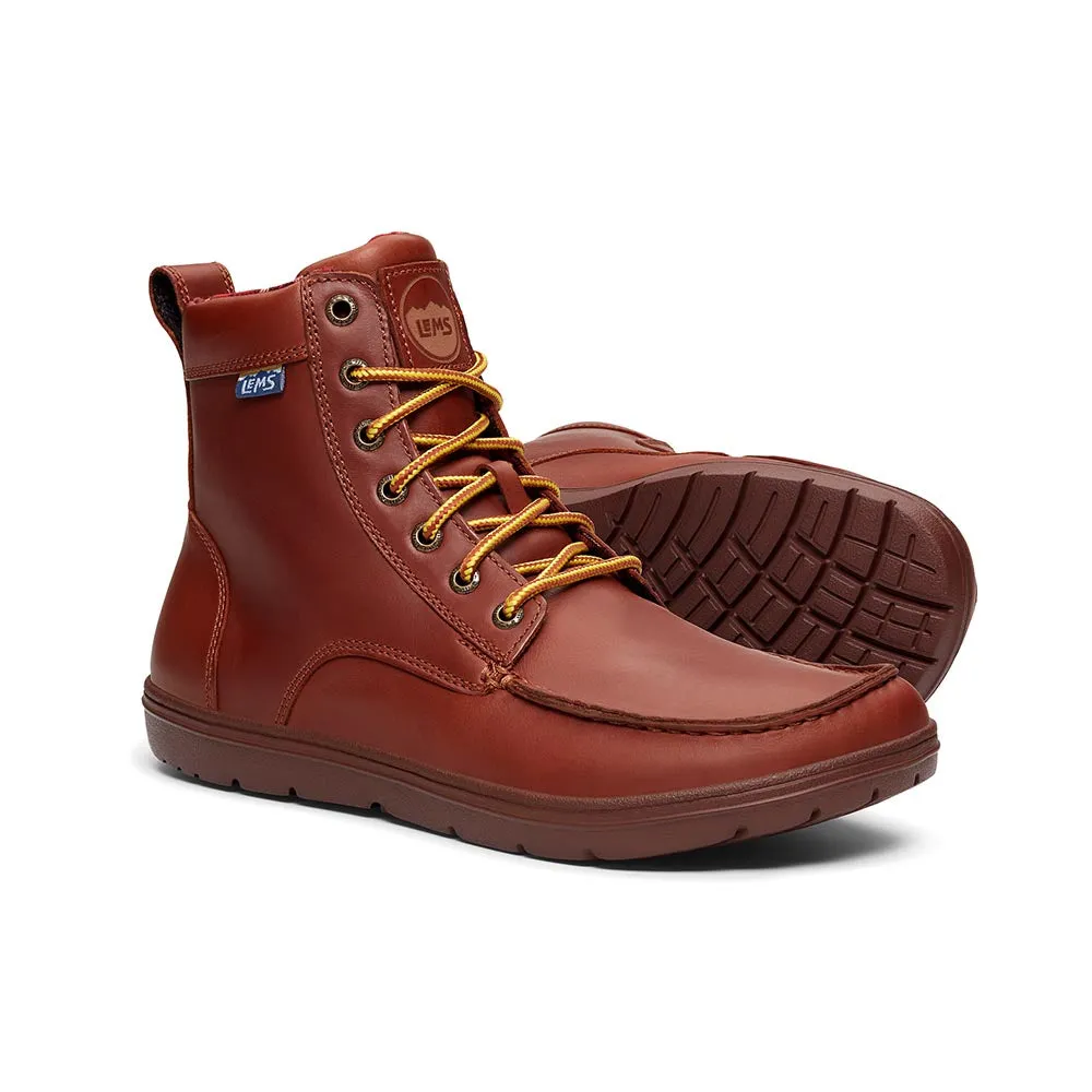 Lems Boulder Boot Leather - Russet