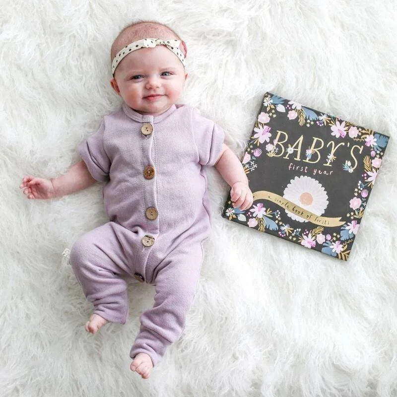 Lucy Darling Golden Blossom Memory Baby Book