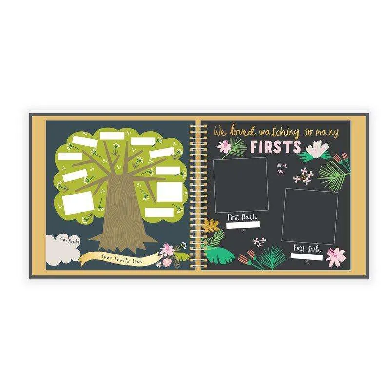 Lucy Darling Golden Blossom Memory Baby Book