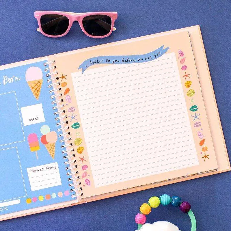 Lucy Darling Little Beach Babe Memory Baby Book
