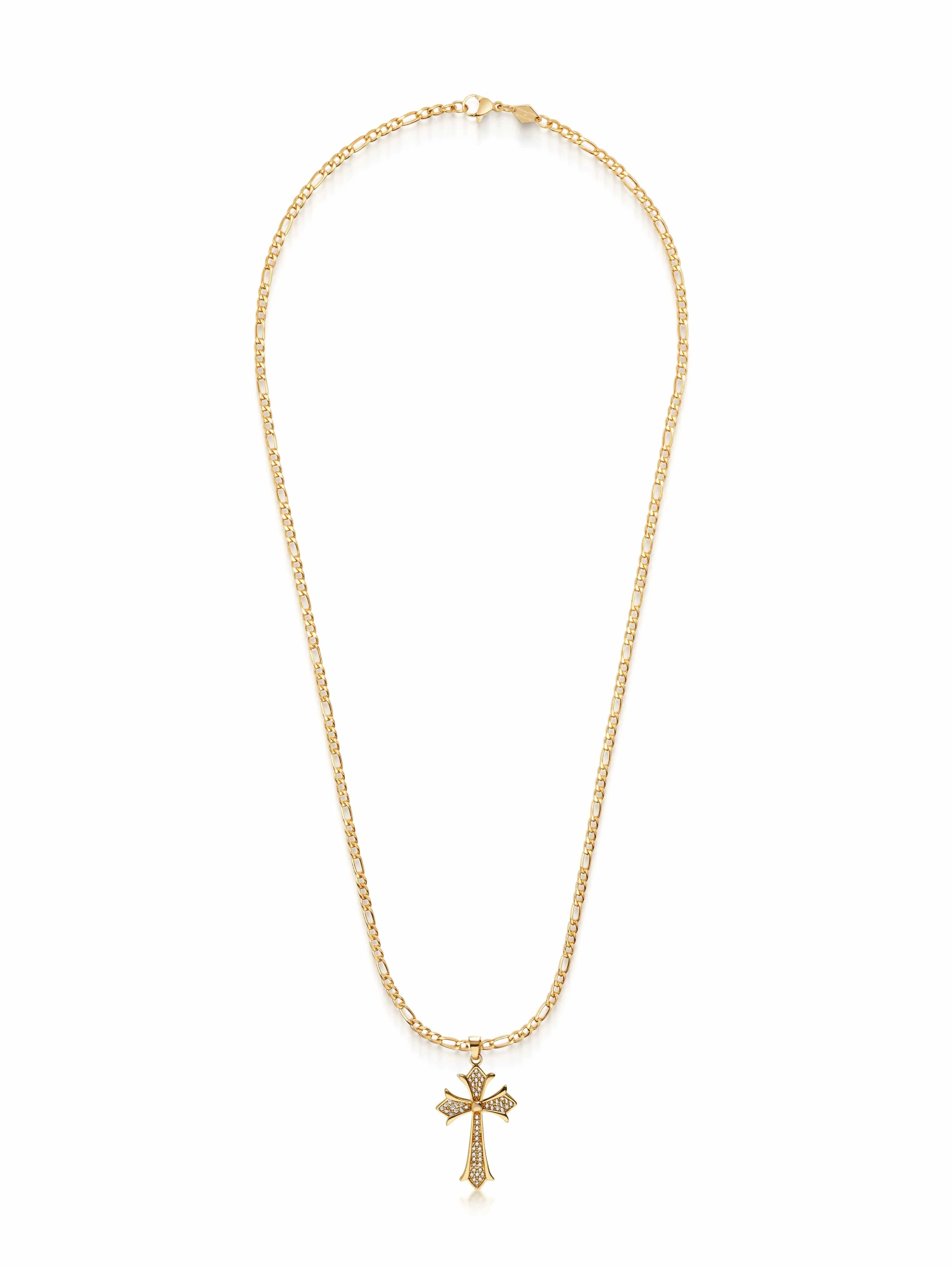 Men's CZ Cross Necklace